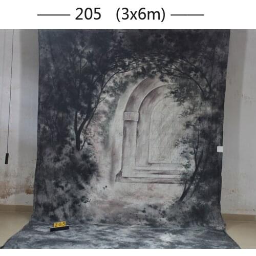 201610ft*20ft Hand Painted Muslin scenic Backdrops for photography,toile de fond studio photo 205,wedding photography background