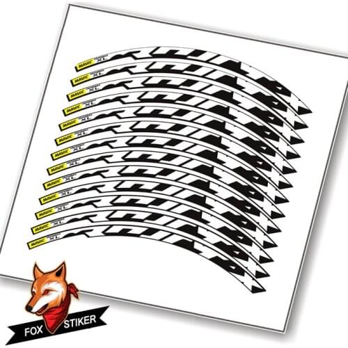 26er 27.5er 29er MTB Rim Wheel Sticker Cycle Reflective Mountain Bike Wheels Decal