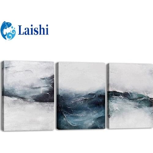 3pcs DIY Abstract graffiti landscape Diamond Painting Rhinestone Embroidery Cross Stitch Kit Mosaic Diamond Art Home Decoration