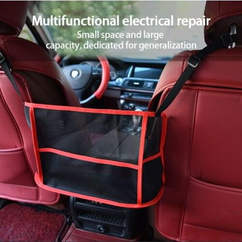 Car Accessories Interior Decoration Universal Car Net Pocket Handbag Organizer Seat Side Storage Car Mesh Net Bags Dropshipping
