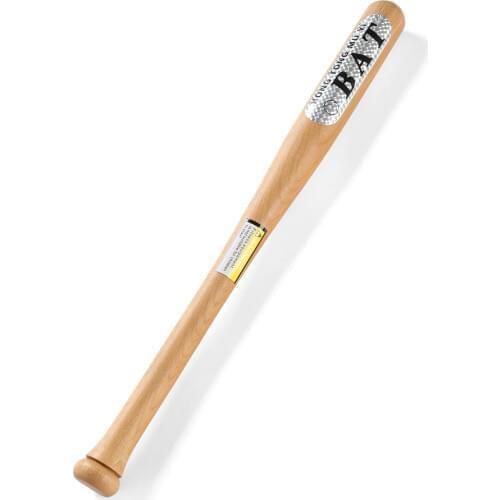 64cm Hard Wood Baseball Bat Eucalptus Mahogany Baseball Bat Solid Wood Bar Wooden Stick for Fitness Training Self-defense
