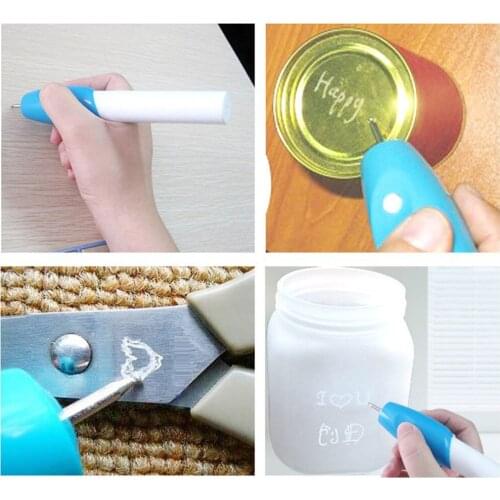 Free Shipping Electric Jewellery Metal Plastic Glass Wood Engraver Pen Carve Tool