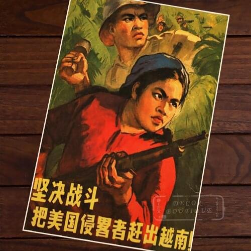 Red scarf Learn from comrade lei feng Chinese Poster propaganda Canvas Painting Wall Posters Bar Home Decor Gift
