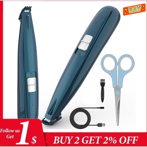 Dog Grooming Clippers Cordless Cat Puppy Clipper Low Noise Electric Pet Trimmer for Trimming The Hair Around Paws