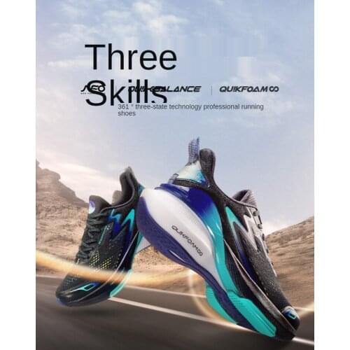 361 Degree sneakers men running shoes walking sneaker cushion elasticity mens sports shoe mesh three body