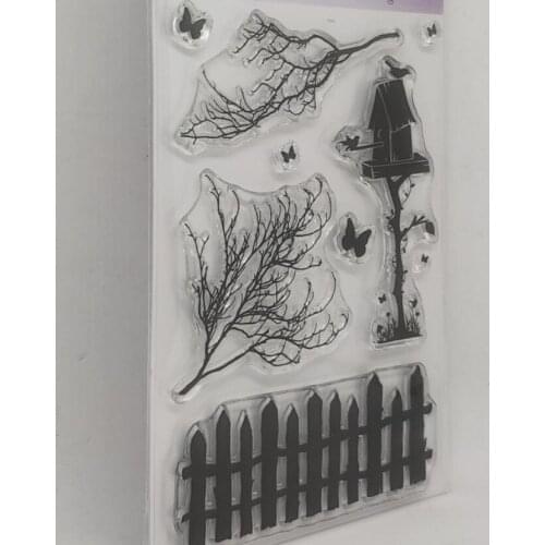 German and tree feeder Clear Stamp / seal for DIY Scrapbooking / Album Decorative Clear Stamp Sheets A442