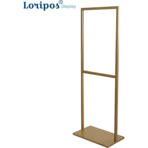 Pop Poster Frame Portal Door Banner Birthday Welcome Signage Rack Wedding Photo Floor Stand Double Sided Door Banner Holder Rack