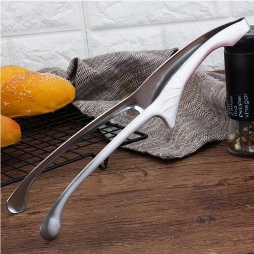 BBQ Food Tongs Korean Barbecue Clips Stainless Steel Grill Cooking Chief Tong Kitchen Bread Baking Outdoor Grilling Steak Clamp