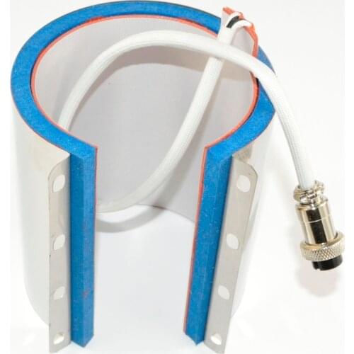 11oz 8.2cm diameter Cylinder Shape Silicone Mug Heating Pad for sublimation machine