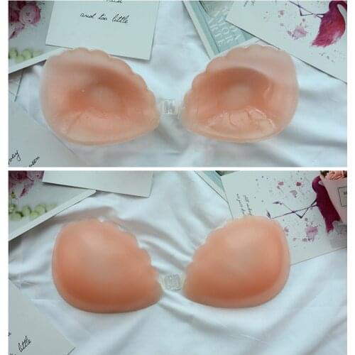Fantasy Strapless Backless Buckle Push Up Silicone Bra Sticky Reusable Skin Friendly Comfortable Cup Bra