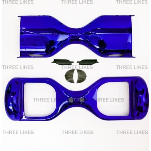 Purple Chrome Replacement Case Cover Shell for 6.5" Hoverboard Two Wheels Self Balance Electric Scooter Mini Unicycle Monocycle