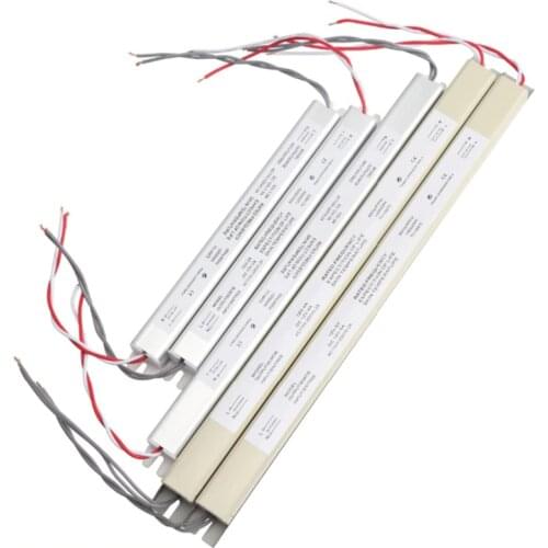 Ultra Thin LED Power Supply 18W 25W 36W 48W 60W Lighting Transformer AC110-220V TO DC12V Driver for lamp Strip Advertising Board