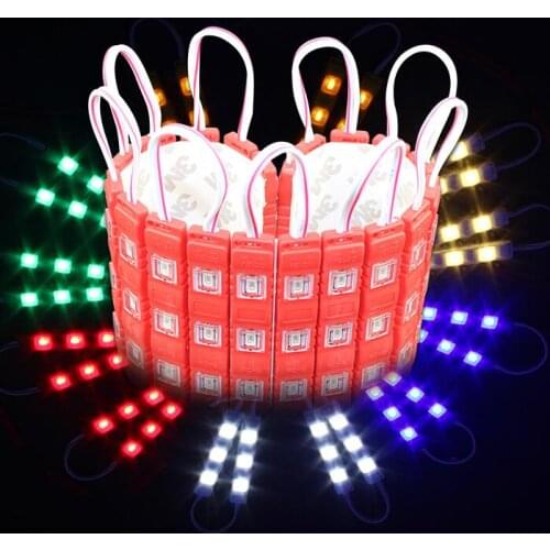 Waterproof 5730 3LEDs Injection molding LED Module super bright led modules lighting red/green/blue/Yellow/Pink/Warm 12V