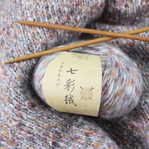 High Quality Warm Colorful Thick Yarn Alpaca Wool Hand Knitting Scarf Needle DIY Cotton Crochet Thread