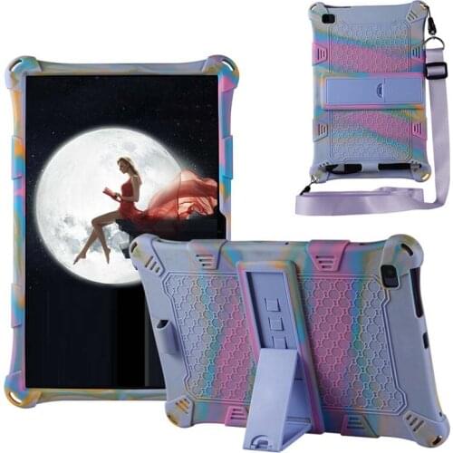Anti-Drop Silicone Protection Cover for Teclast T 40 Tablet Case for Teclast T40 Soft Stand Holder with Lanyard Strap