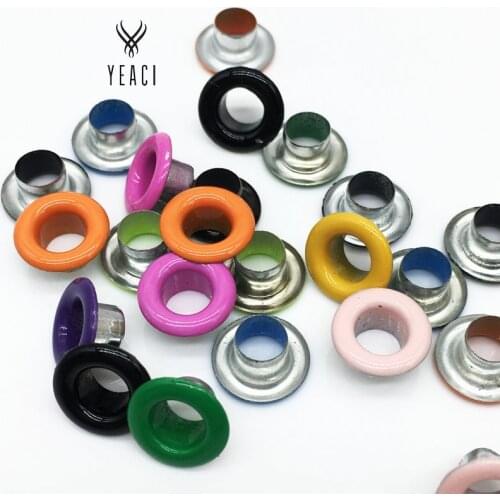 300pcs Rushed Time-limited Metal Spacers Diy Hollow Buttons Color The Buckle Candy Blow Hole Rivets Vent Free Shipping