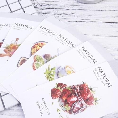 Free shipping 20packs 8.5*19.5 Small fresh food natural encounter envelope Lovers Writing Paper Letter Stationery