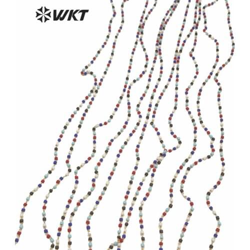 WT-RBC150 Handmade Jewelry Chain Colorful Miyuki Beads New Design Chain Women Jewelry Making 10 Meters