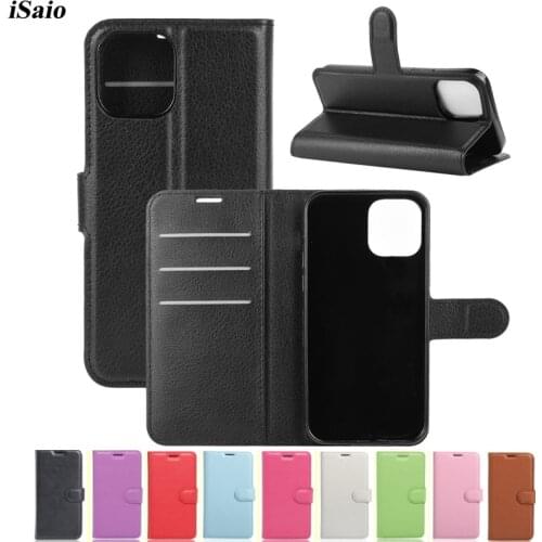 For Apple iphone 12 5.4" 6.1 inch Wallet Case Flip Leather Cover Mobile Phone Case Soft TPU Shell with Card Holders Capa Coque