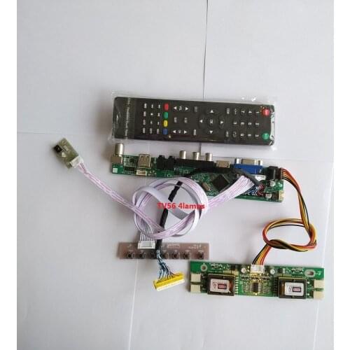 For LM190E08-TLL4 New LCD HDMI 4 lamps kit Module VGA AV 1280X1024 19" Controller Driver Board Digital Signal TV USB 30pin