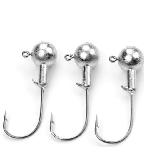 OBSESSION Lead Jig Head 10pcs bag 5pcs bag Fishing Tackle jig hook 1.5g 2.5g 3.5g 5g 7g 10g 14g 20g Fishing Hook Soft Lure High