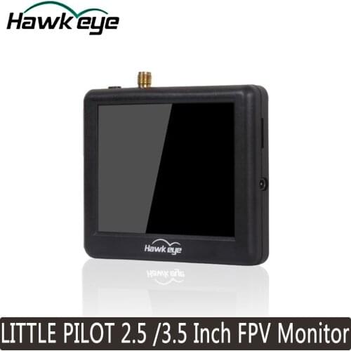Hawkeye Little Pilot 2.5 inch/3.5 inch FPV Monitor 5.8GHZ 48CH 960*240 Receiver with Battery for RC FPV Racing Drone