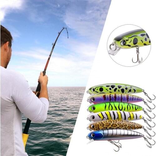 Artificial Fish Lure Simulation Hard Bait with Bright Color 3D Eyes Fishing Gear Wobbler Artificial Hard Bait Fishing Accessory