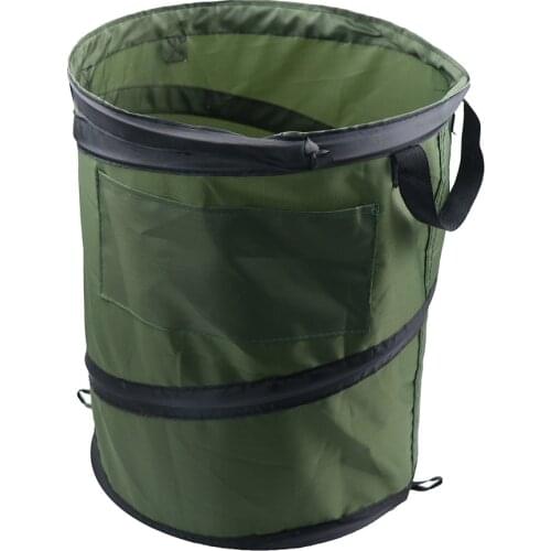 Outdoor camping, picnic, garbage can, portable barbecue truck, folding garbage can container