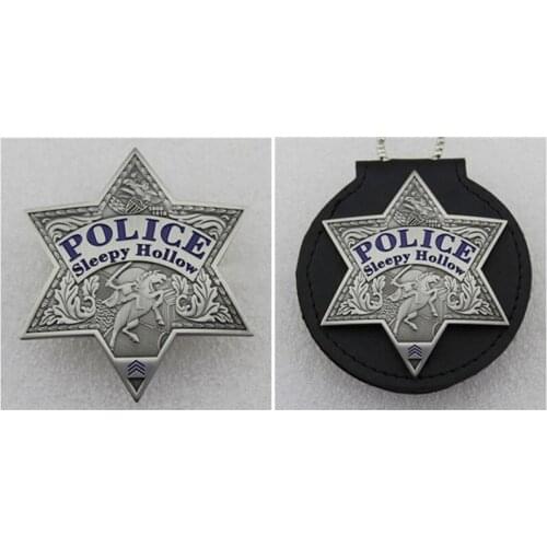 Classic Sleepy Hollow Badge Replica Movie Prop Pin Badges Brooch Pin for Backpack Cosplay Decor for Men New Year Gifts New