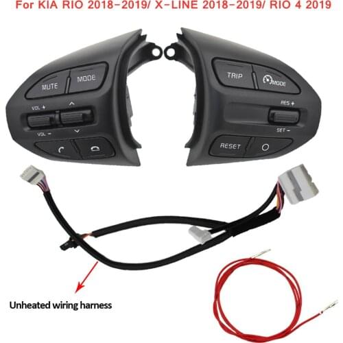 96720G6010 96720-H8020 Steering Wheel Button Buttons Bluetooth Phone Cruise Control Switch Volume for KIA K2 RIO/RIO X LINE