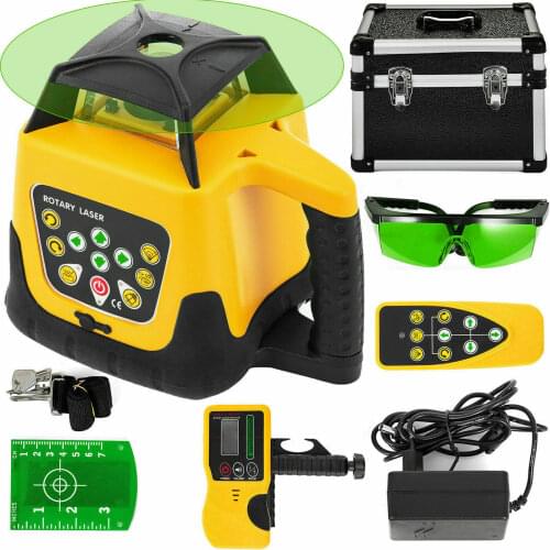 Automatic Self-leveling Rotary Laser Level Green Beam 800m Range Horizontal Vertical Laser Levels Free Shipping