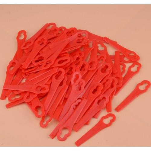 LETAOSK 100PCS Trimmer Blades Plastic Pendants Fit for LIDL Florabest FRT18A FRT18A1 Art 46155 FRT20A1
