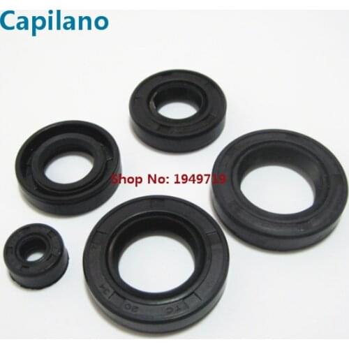 Motorcycle ZJ125 CG125 full / complete engine oil seal rubber gear shaft seal for Honda 125cc CG 125 engine seal parts