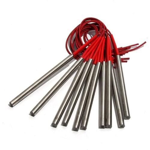 9mm 80/82/85/90/95mm Cartridge Heater Heating Element Mould 180W190W/200W/210W AC110V/220V/380V Single Head Heating Pipe10pcs