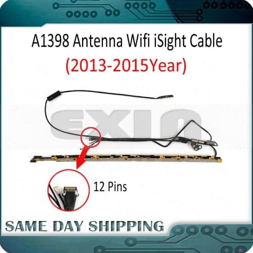 Original New for Apple Macbook Pro 15'' Retina A1398 Right Hinge with iSight Camera Cable Wifi Bluetooth Antenna 2013 2014 2015