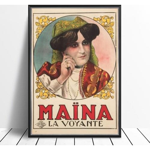Maïna La Voyante - Maina the Clairvoyant Poster Friends Show Decor TV series Friends Art Monica Apartment Poster Gift