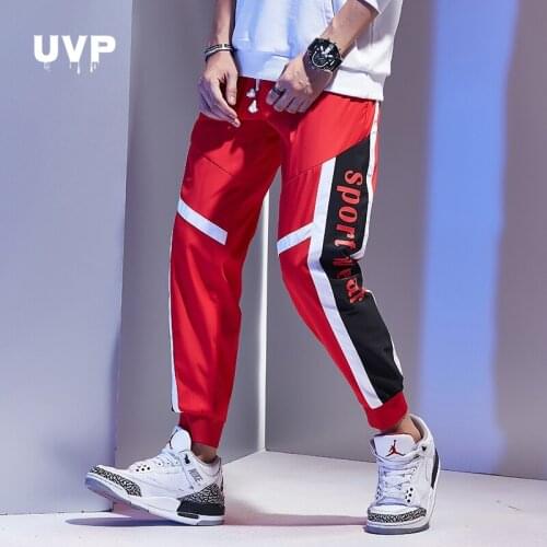 Hip Hop Sports Pants Joggers For Men Sweatpants Male Streetwear Casual Pants For Men Splice Male Tracksuit Bottoms Mens Fashions