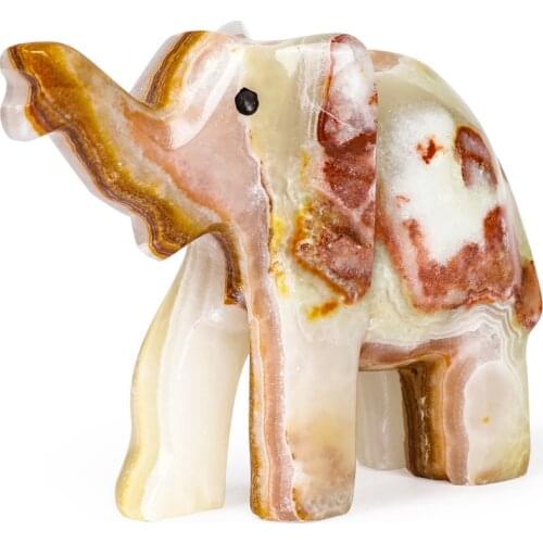 1PCS Natural Stones Afghanistan Jade Crystals Quartz Elephant Shape Home Decoration Marble Decoration