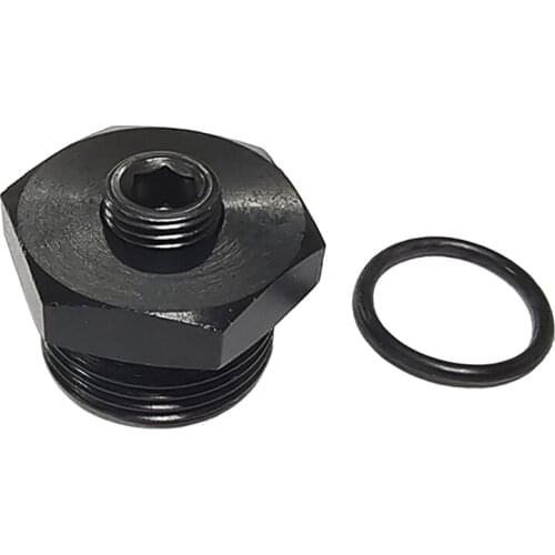 7.3L Powerstroke Heater Sensor Thread Adapter Booster Plug M22 X 1.5 1/8-27 NPT for Ford Super Duty 1999.5-2002