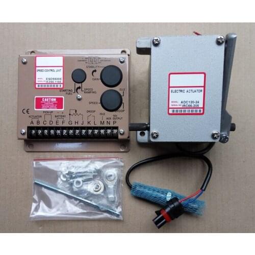 ADC120 actuator ADC120-24V ADC120-12V Diesel generator Governor Kit 1PCS ADC120 ( 12V OR 24V ) + 1PCS ESD5500E + 1PCS 3034572
