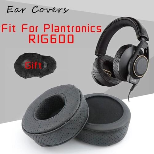 Ear Pads For Plantronics RIG600 Headphone Earpads Replacement Headset Ear Pad PU Leather Sponge Foam