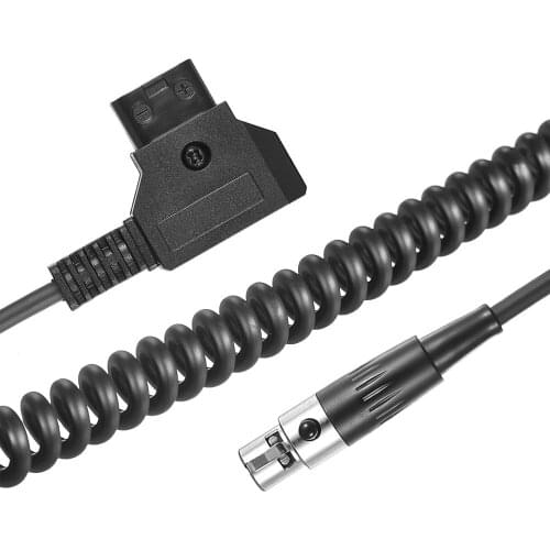 Andoer New Arrival D-Tap Male to (Tinny) MINI XLR 4 Pin Cable Straight Cord 100cm Cable Length for VFM 5.6" Monitor