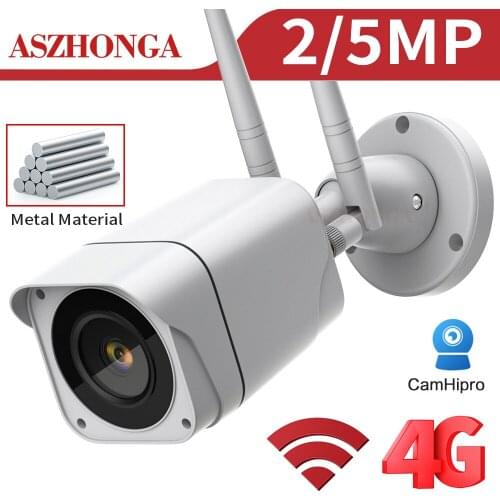 Wireless WIFI 3G 4G SIM Card 5MP Security IP Camera HD CCTV 1080P Home Outdoor Indoor Bullet Surveillance Cam Waterproof CamHi