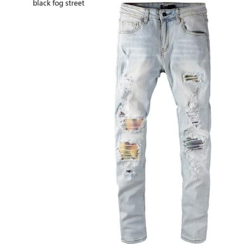 BLACK FOG STREET Mens Jeans