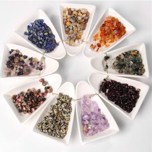 Natural AAA Lapis Lazuli Chips Beads Drilled 5-8 MM Amethyst Smooth Small Gravels Stone Beads For DIY Making Jewelry Bracelets