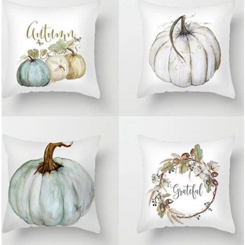 Ornamental Colorful Decorative Halloween Pillowcase Cushion Cover for Home
