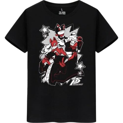 Unisex Anime Persona5 P5 Ren Amamiya Persona 5 P5 Akira Kurusu T-Shirt T Shirt Tee