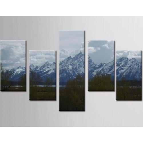 HD Printed Snow mountain scenery Painting Canvas Print room decor print poster picture canvas Free shipping/E-WY-21