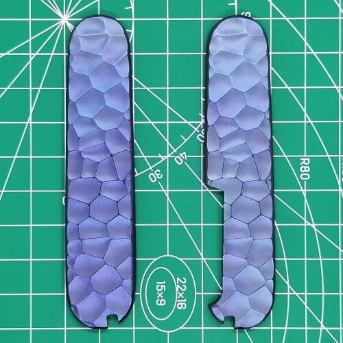 Custom Made Titanium Alloy TC4 Saber Handle Replacement Scale for 91mm Victorinox Swiss Army Knife