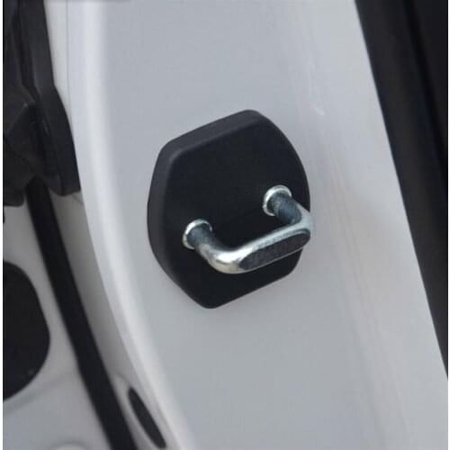 HOT ACCESSORIES FIT For Hyundai SONATA 2015 2016 DOOR LOCK CATCH COVER BUCKLE ARM CHECK CAP PROTECTIVE ANTI RUST